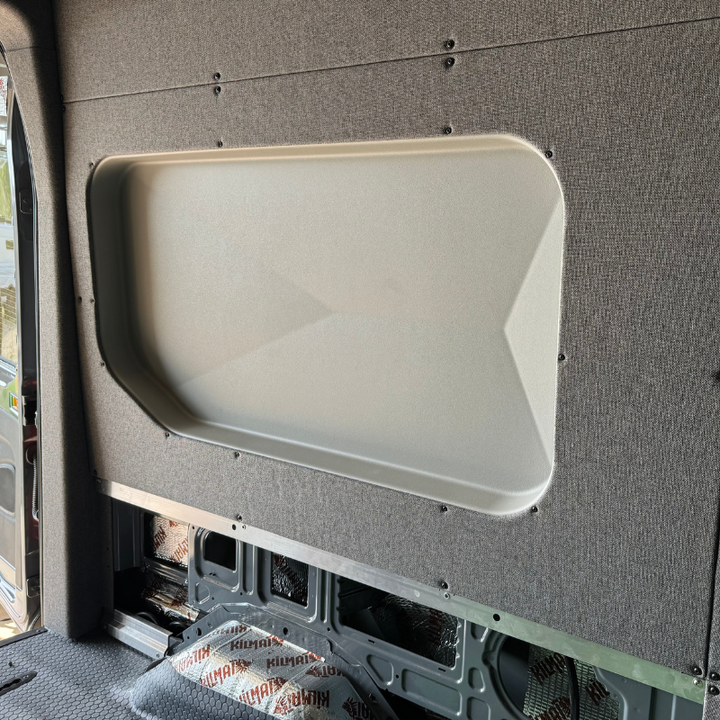 Installed grey innie driver side