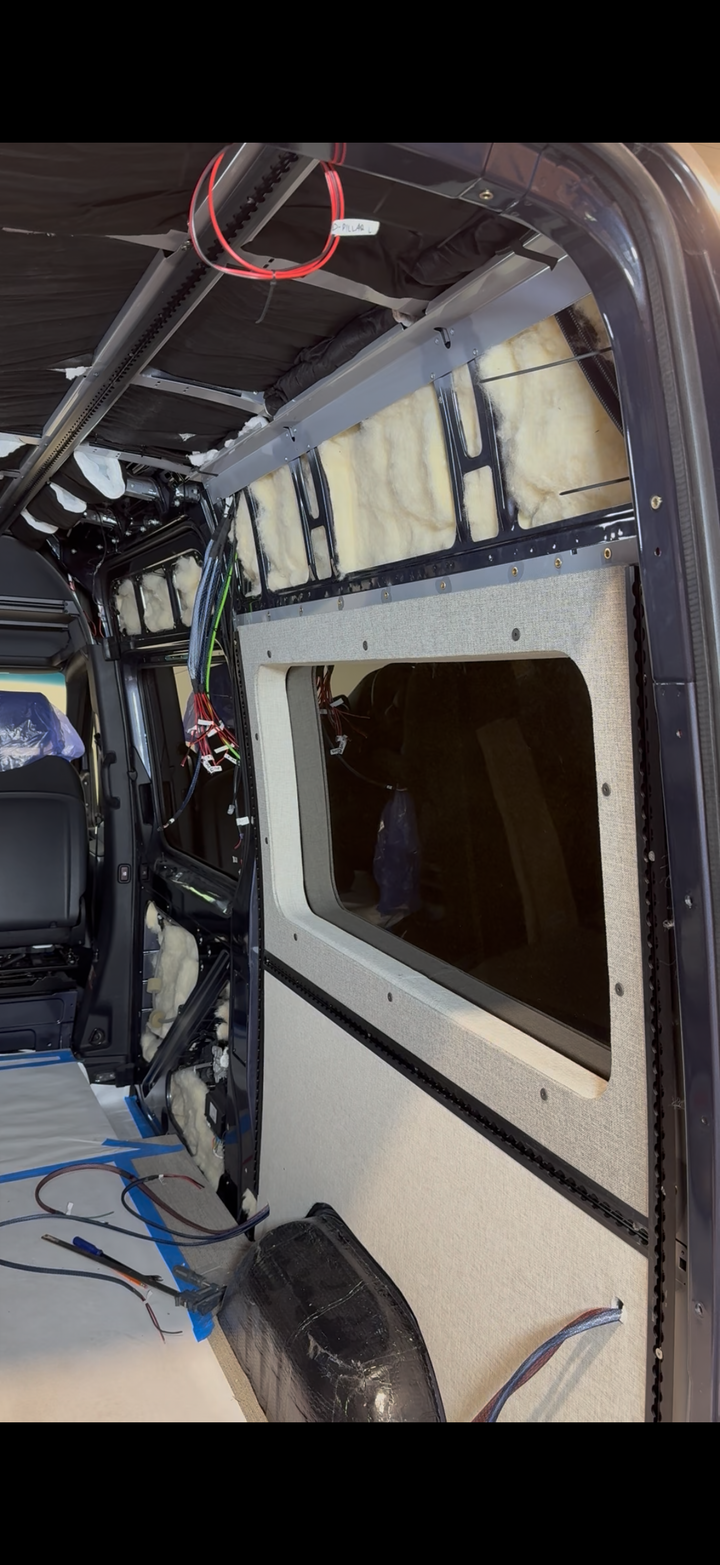 Sprinter 144 Innie Pocket Sleeper Pair (Rear Quarter Window Trim Rings)