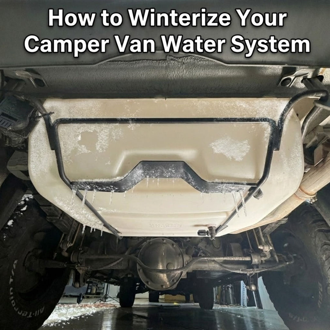 how to winterize your camper van