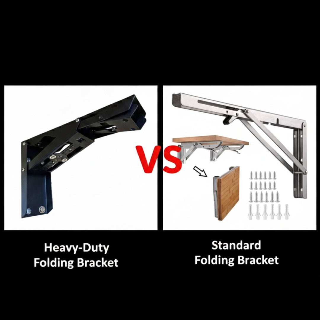 heavy duty vs folding bracket