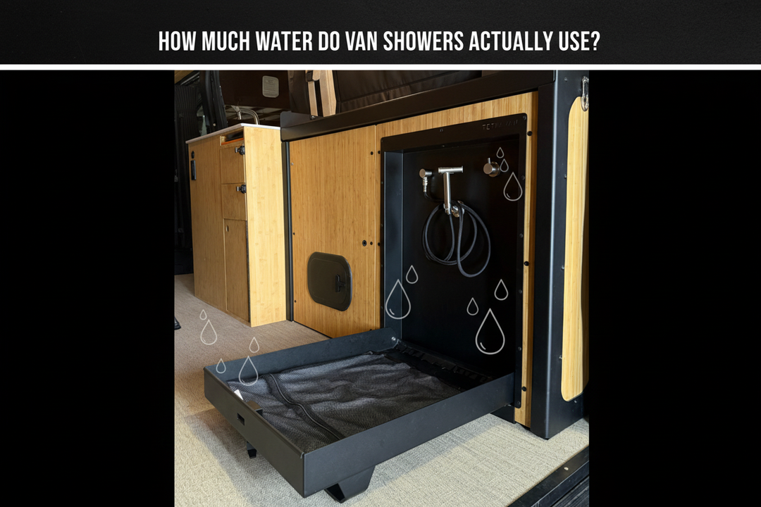 How Much Water Do Van Showers Actually Use?