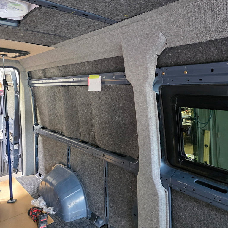 promaster interior trim kit upholstered gray