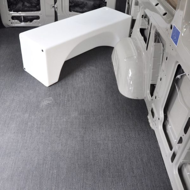 van wheel well water tank