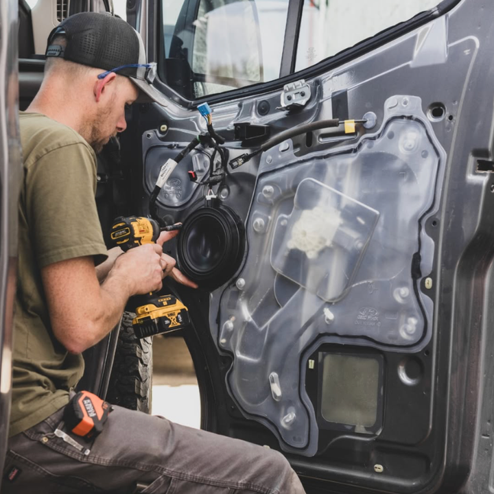 audio upgrade for ford transit campervan