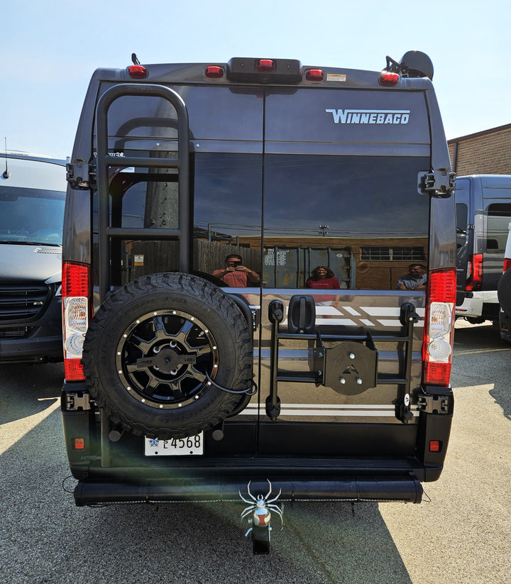 Rover Vans Tire Carrier & Ladder Combo for Ram ProMaster - Drill Through Version