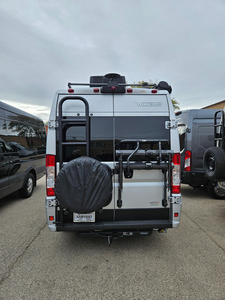 Rover Vans Tire Carrier & Ladder Combo for Ram ProMaster - Drill Through Version