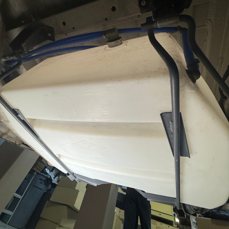 mercedes sprinter spare tire tank
