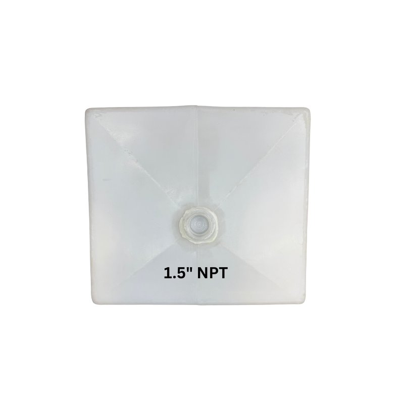 grey drain cube tank