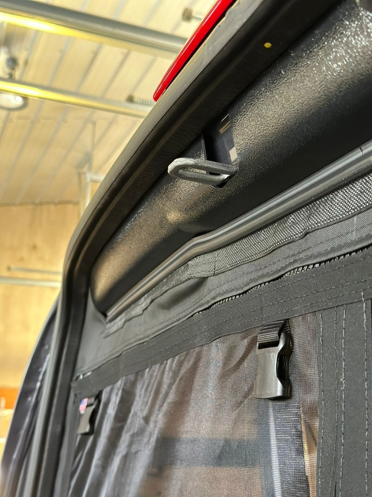 bug wall slide in rail for van