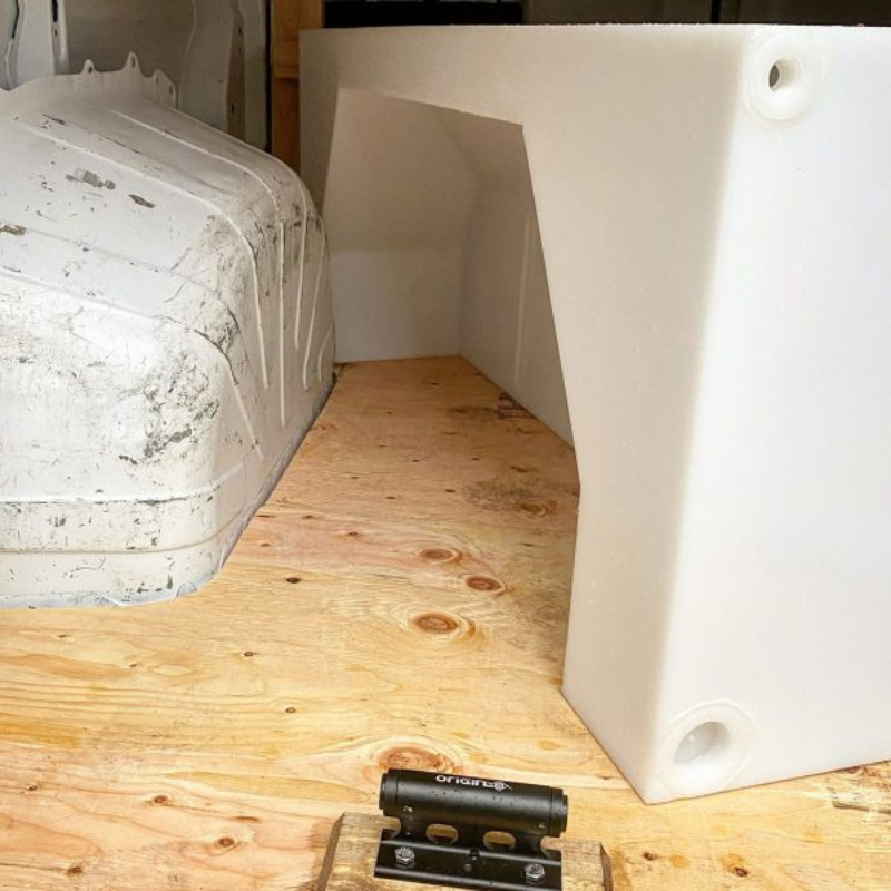 promaster wheel well water tank