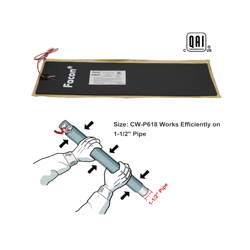 Preorder Facon 6" x 18" Pipe Heater Pad – CW-P618