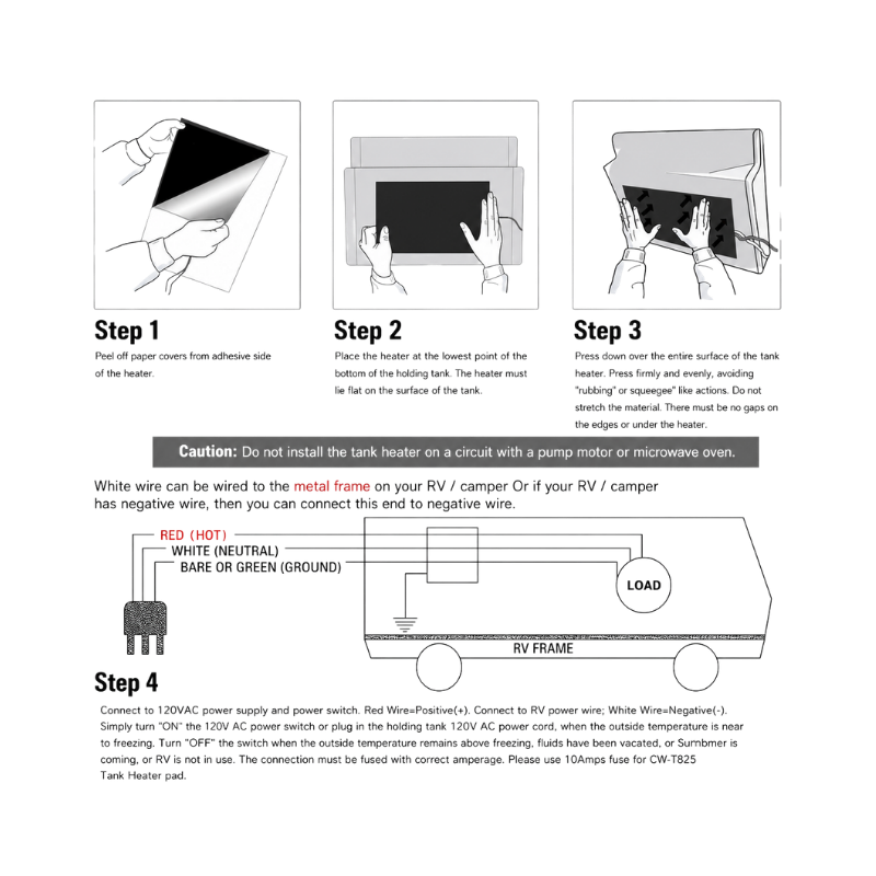 Preorder Facon 8" x 25" Tank Heater Pad – CW-T825