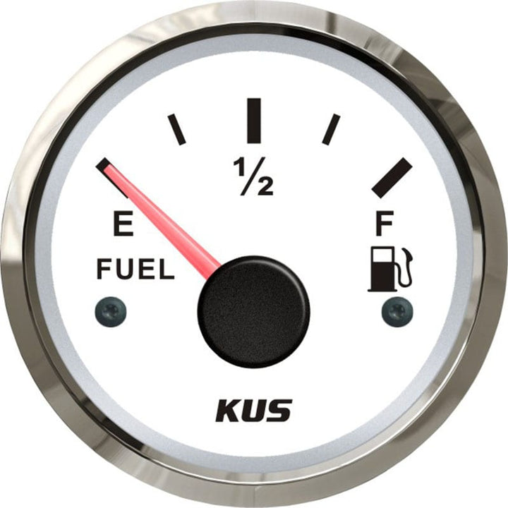 KUS S5U fuel level sender resistance output chart, 240 to 33 ohms