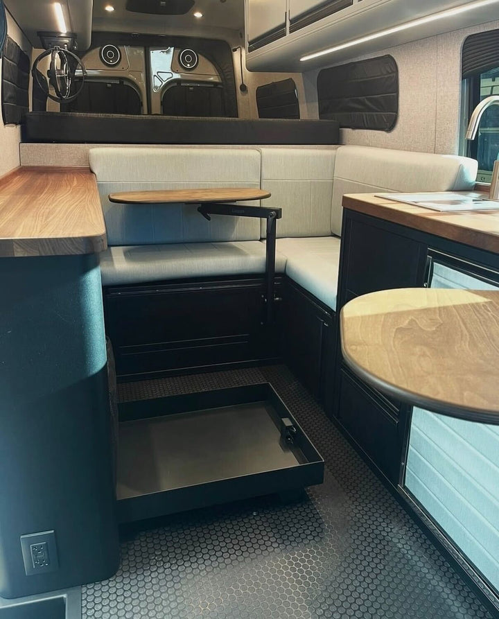 Tetravan Folding Shower 2.1 with Magnetic Zipped Curtain