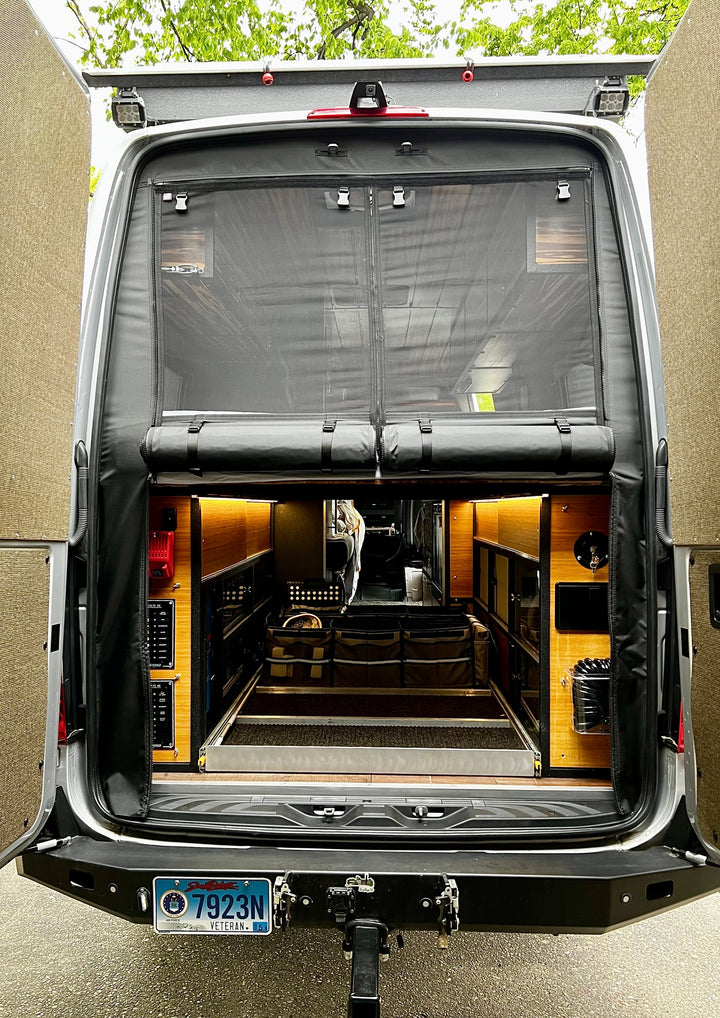 Mercedes Sprinter Rear Garage V2 Insect Bug Screen