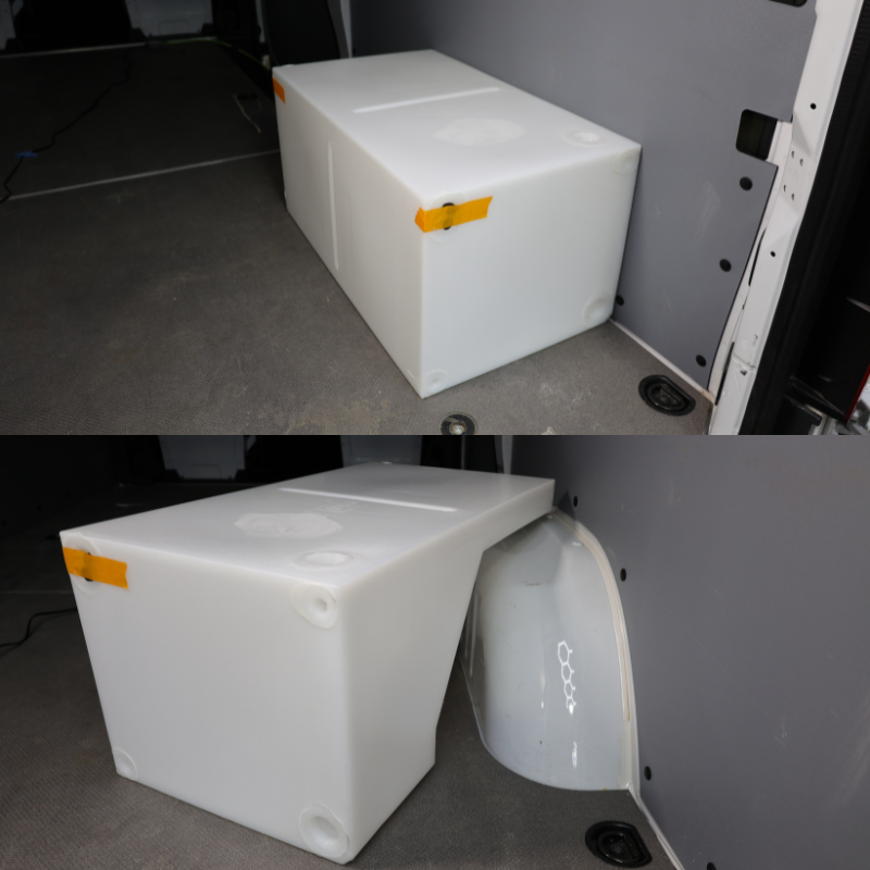 small water tank for bed cabinet