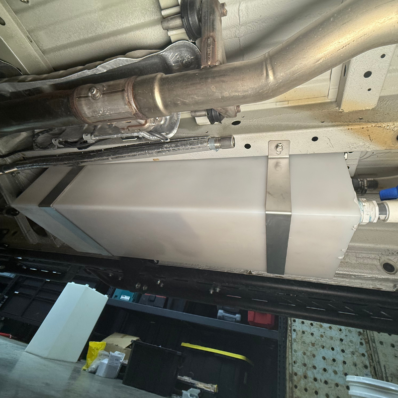 sprinter van undermount water tank