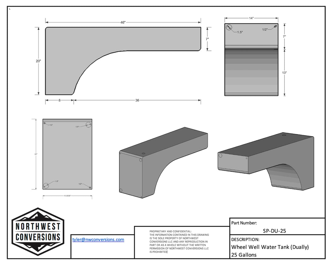 25 gallon water tanks