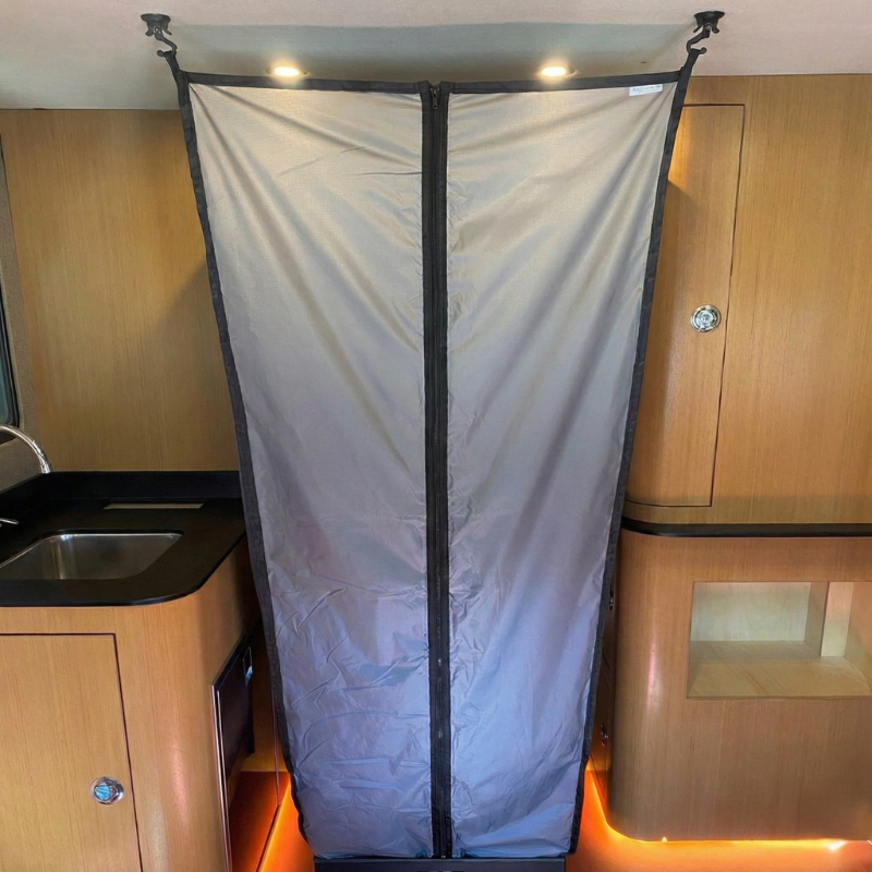 Tetravan Universal Shower Curtain – GoCode Tetravan Universal Shower Curtain – GoCode