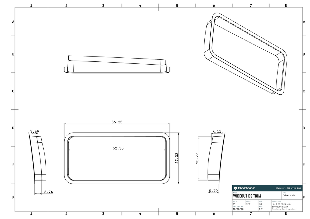 Wideout Trim Ring Pair