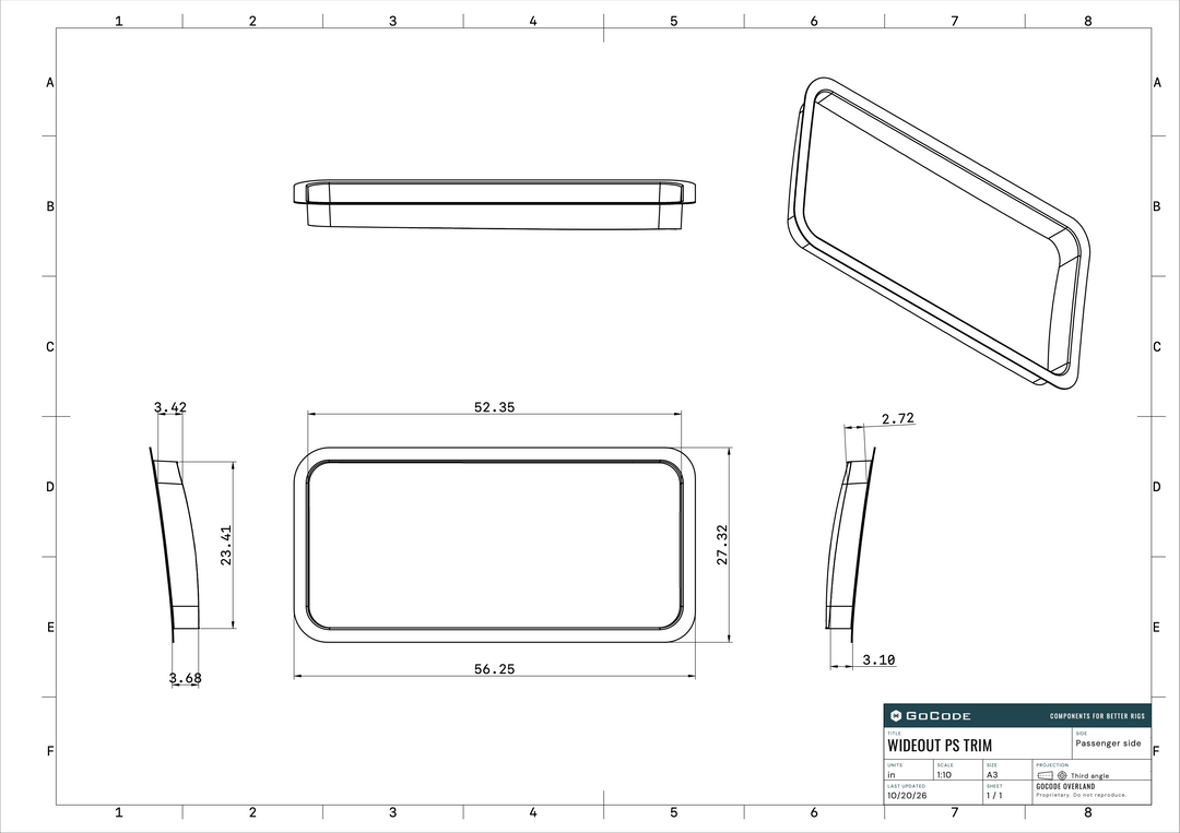 Wideout Trim Ring Pair