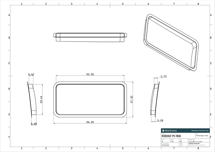 Wideout Trim Ring Pair